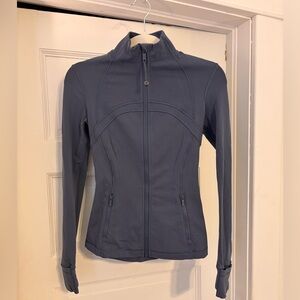 Lululemon Define Jacket Iron Blue Luon Full Zip Size 2